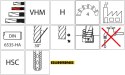 Frez do kopiowania HSC WNpelnow.Signum HA 4-ostrz.dlugi 6/1mm GÜHRING