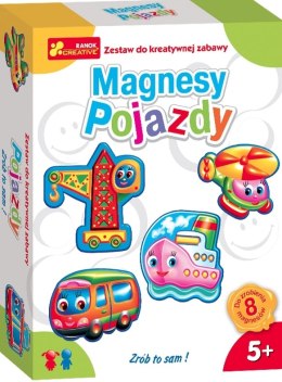 MAGNESY POJAZDY KREATYWNE ZABAWY RANOK