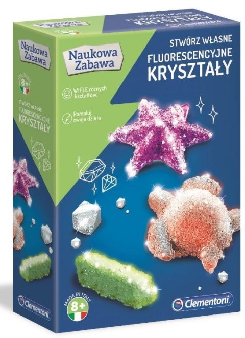 Stwórz własne fluorescencyjne kryształy Clementoni #G3