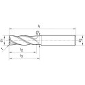 Frez do kopiowania HSC WNpelnow.Signum HA 4-ostrz.b.dlugi 10/2mm GÜHRING