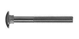 Galvanized lock screw. M12x45MM PN82406 DIN603 - BERIZA