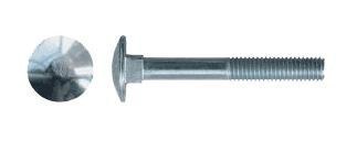 Galvanized lock screw. M8x45MM PN82406 DIN603 - BERIZA