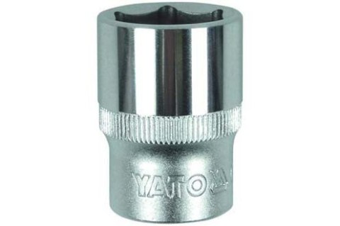 NASADKA KRÓTKA 6-KĄTNA CHROMOWANA 1/2'''' 18MM