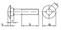 Śruba zamkowa OCYNK. M10x35MM PN82406 DIN603 - BERIZA