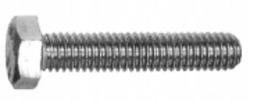 GALVANIZED SCREW M24 x 70MM kl. 8.8 DIN933 PN82105 - BERIZA