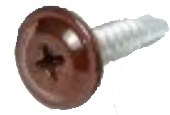 Wkręt samowiertny 4.2x13MM RAL 8017 brąz - 1000st