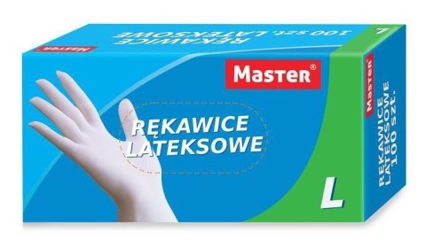 RĘKAWICE LATEXOWE MASTER ROZMIAR S