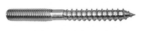 Dwugwint 8x120mm śruba - wkręt metal-drewno -100