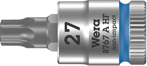 Nasadka wktetakowa z funkcja przytrzym. 1/4"do srub z lbemTORX 27x28mm Wera