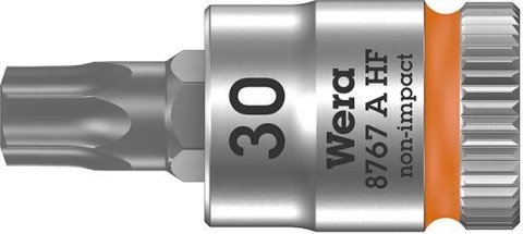 Nasadka wktetakowa z funkcja przytrzym. 1/4"do srub z lbemTORX 30x28mm Wera