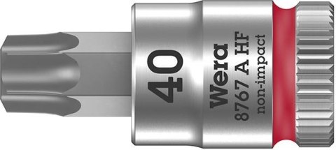 Nasadka wktetakowa z funkcja przytrzym. 1/4"do srub z lbemTORX 40x28mm Wera