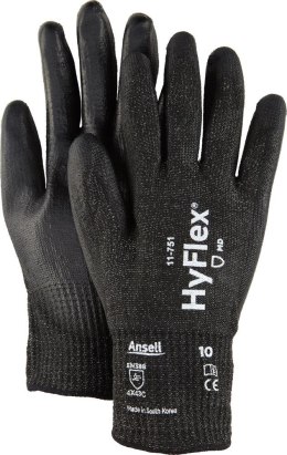 Rękawice antyprzecięciowe HyFlex 11-751, rozmiar 9 Ansell (12 par)