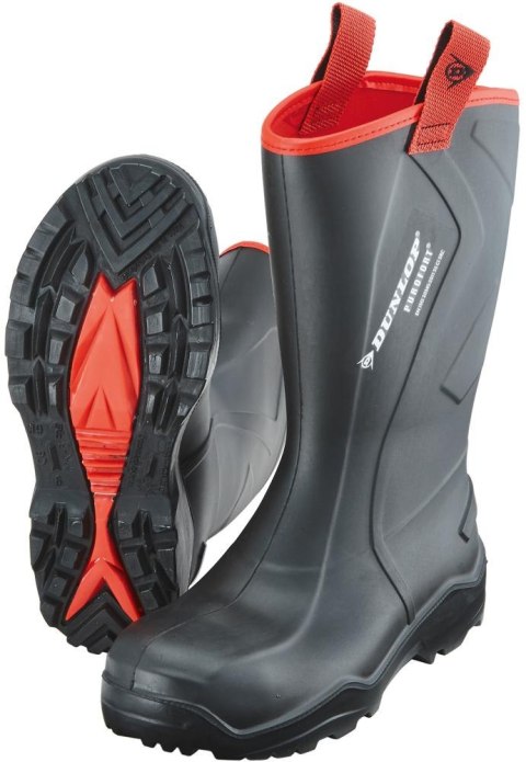 Buty Dunlop Purofort+ Rugged, rozmiar 39, czarne