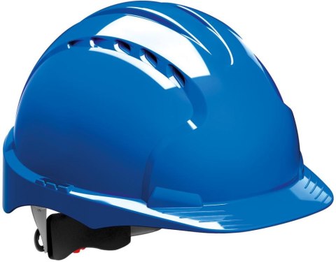 Kask ochronny EVO3 z blokadą skrętną, EN 397, niebieski