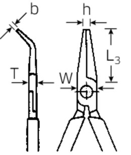 Szczypce regulowane płaskie szerokie odg.45st; L=140mm; chrom./powl. STAHLWILLE